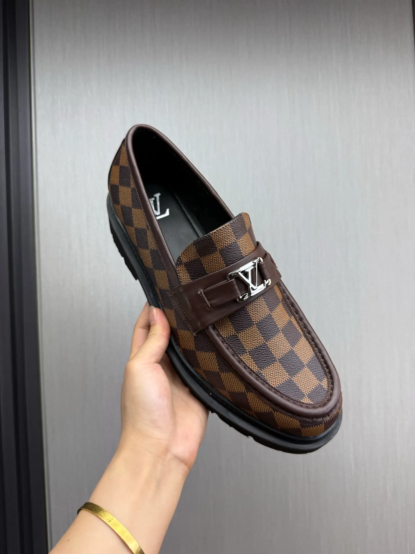 Factory 680💰 LV. Men's business casual leather shoes, all made of imported original brand leather, just to create a more comfortable wearing experience, original non-slip and wear-resistant outsole ✔️16-45 (38.45 non-returnable)